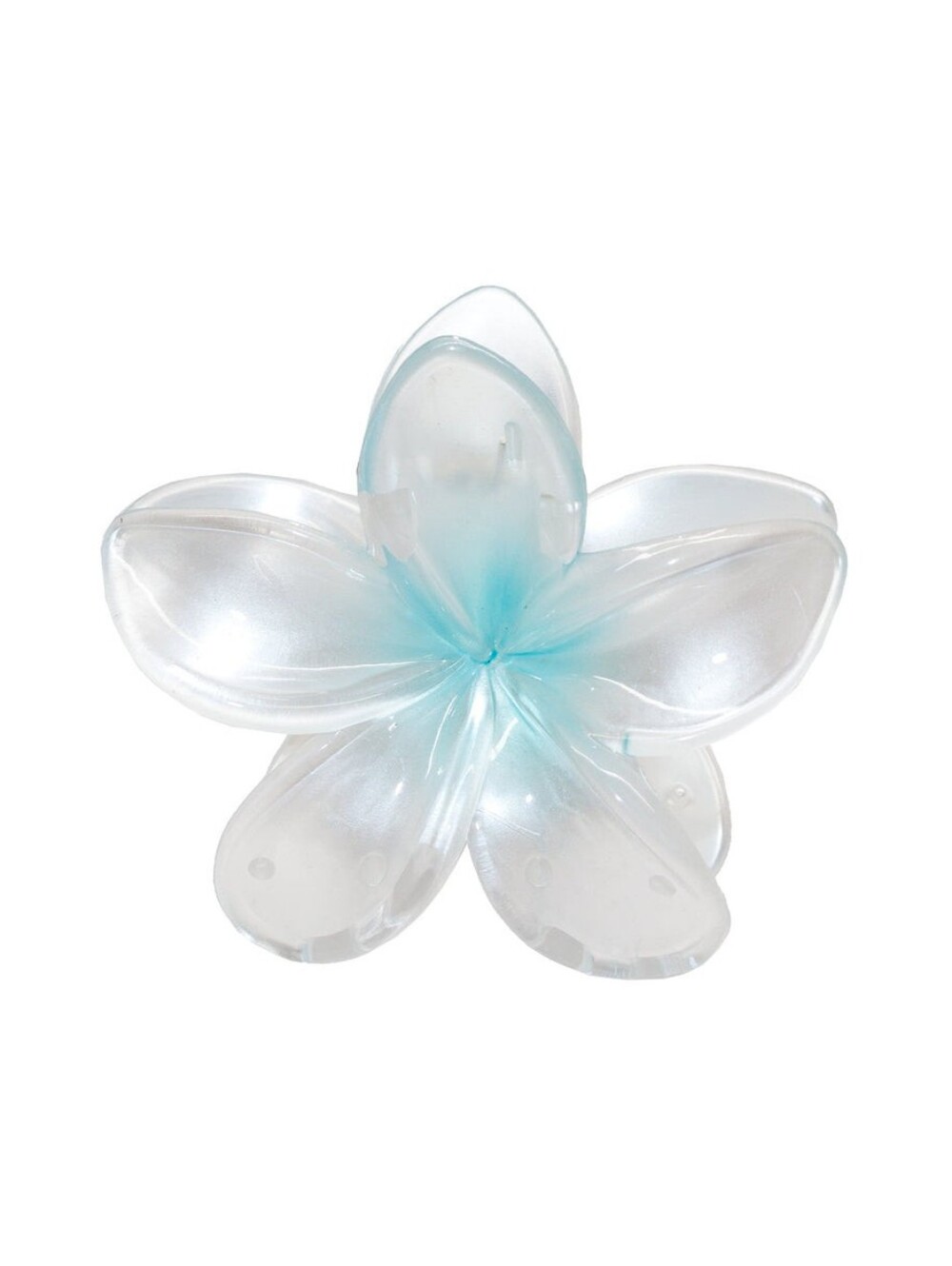 NWT Emi Jay Super Bloom In Aqua Pearl Hair Clip